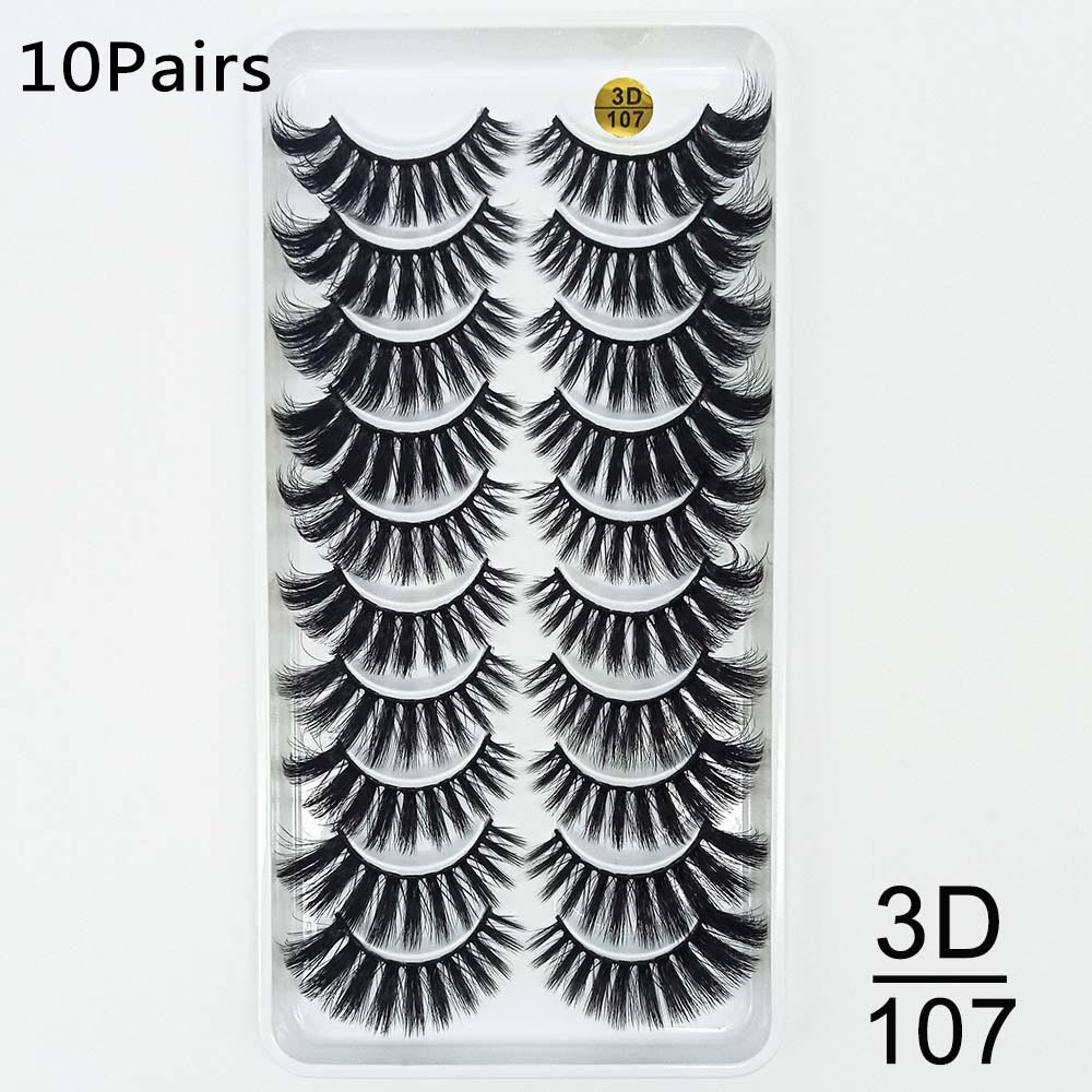 3D Curly Eyelashes 10 Pack