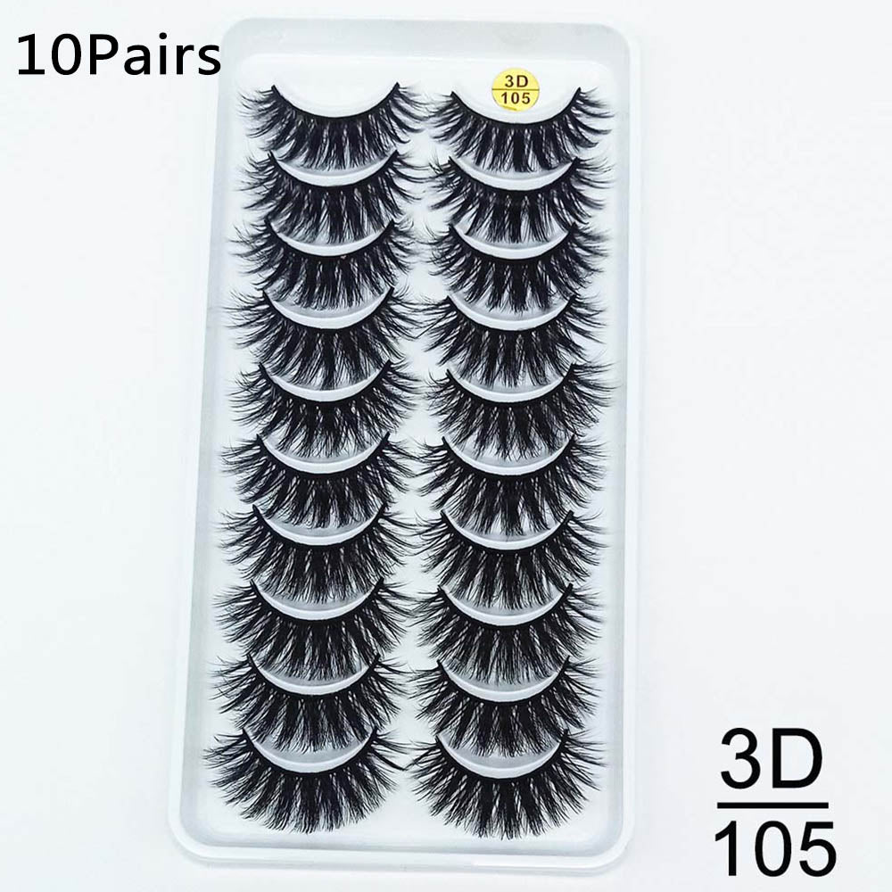 3D Curly Eyelashes 10 Pack