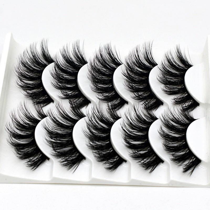 3D Hand-Made Thick Natural Eyelashes 5 Pack