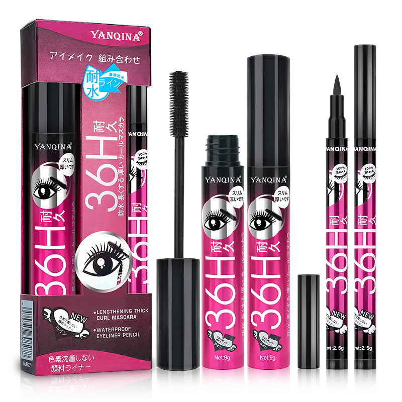 Eyeliner and Mascara Combo
