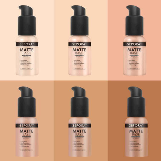 Natural Concealer Matte Liquid Control Foundation Cream