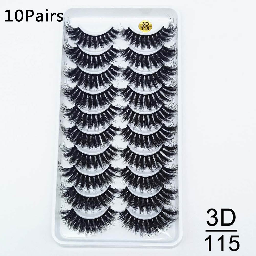 3D Curly Eyelashes 10 Pack