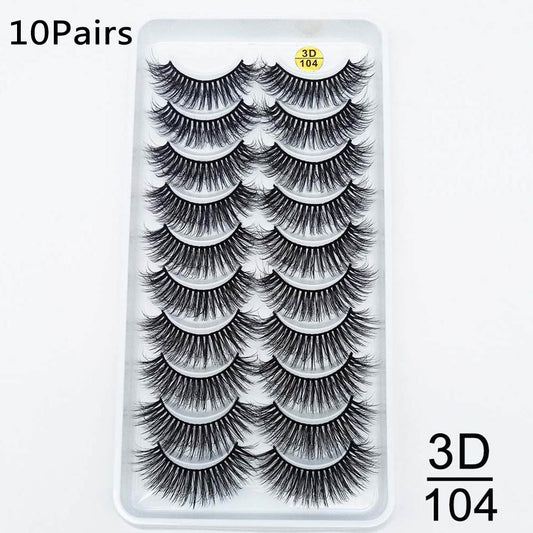 3D Curly Eyelashes 10 Pack