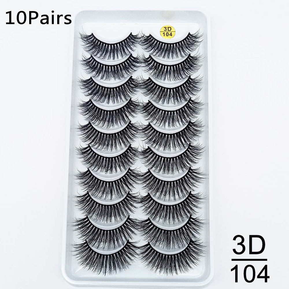 3D Curly Eyelashes 10 Pack