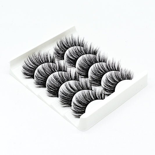 3D Hand-Made Thick Natural Eyelashes 5 Pack