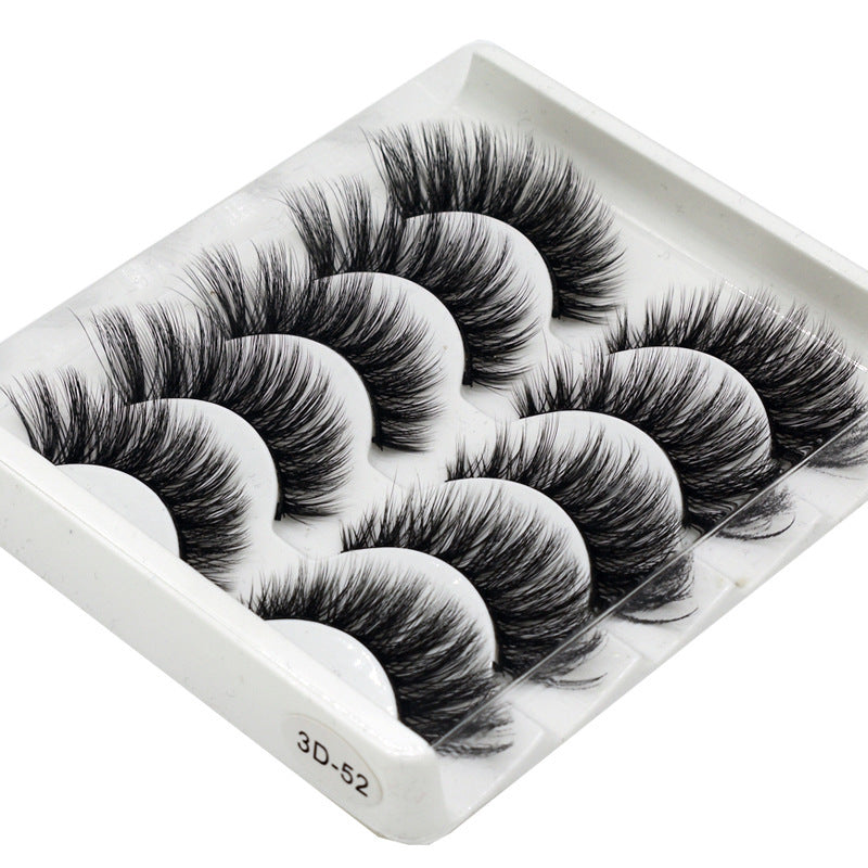 3D Hand-Made Thick Natural Eyelashes 5 Pack