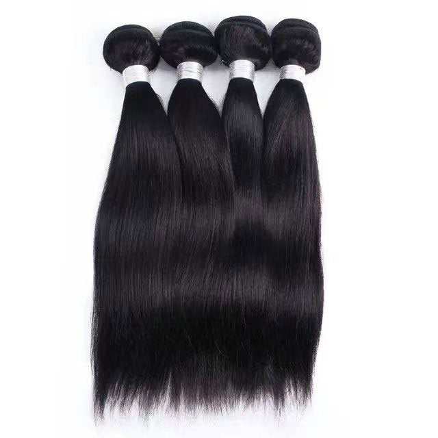 Natural Color Remy Hair Bundle Deals 4 Pieces