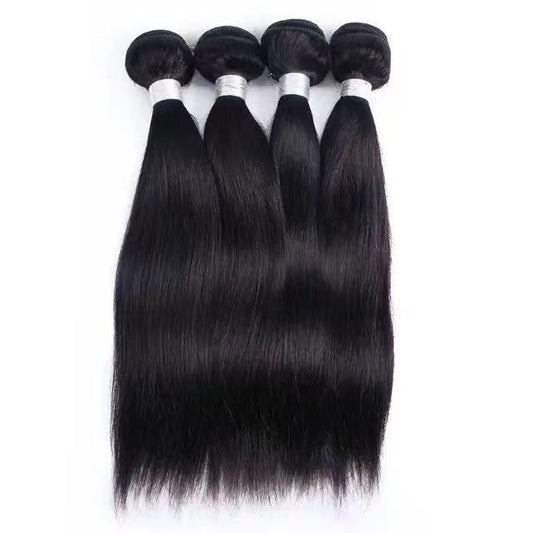 Natural Color Remy Hair Bundle Deals 4 Pieces