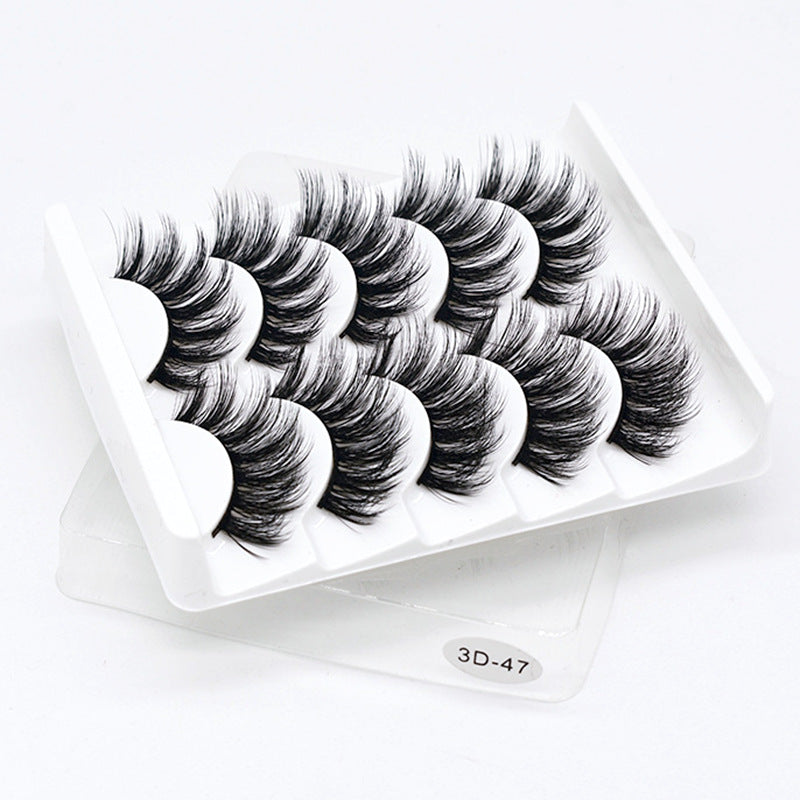 3D Hand-Made Thick Natural Eyelashes 5 Pack
