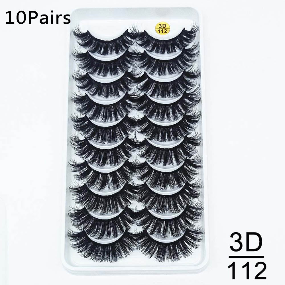 3D Curly Eyelashes 10 Pack