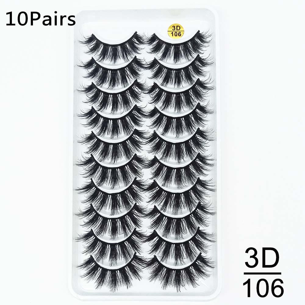 3D Curly Eyelashes 10 Pack
